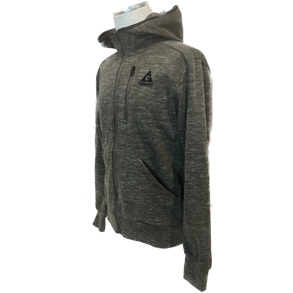 Gerry Green Mix Colored Full Zip Hoodie Jacket, Men’s Size Medium. - Picture 3 of 9